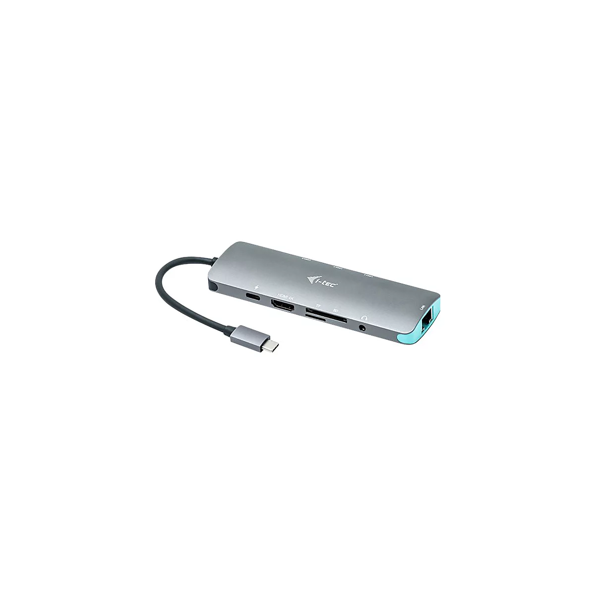 i-Tec USB-C Metal Nano Docking Station 4K HDMI LAN + Power Delivery - Dockingstation - USB-C 3.1 - HDMI - GigE