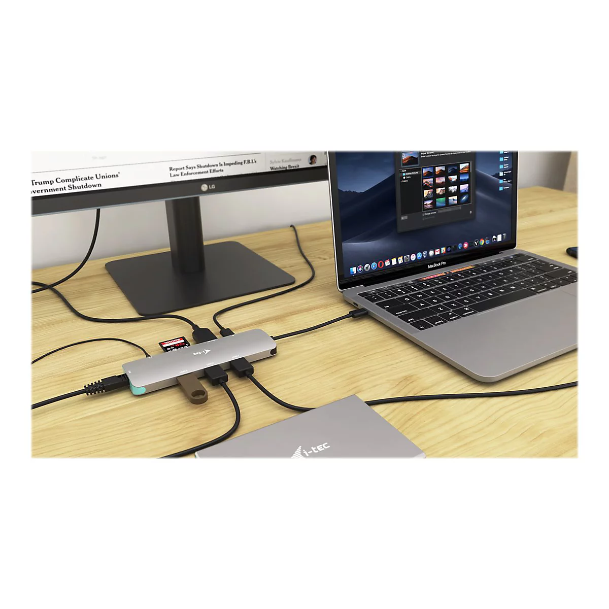 i-Tec USB-C Metal Nano Docking Station 4K HDMI LAN + Power Delivery - Dockingstation - USB-C 3.1 - HDMI - GigE