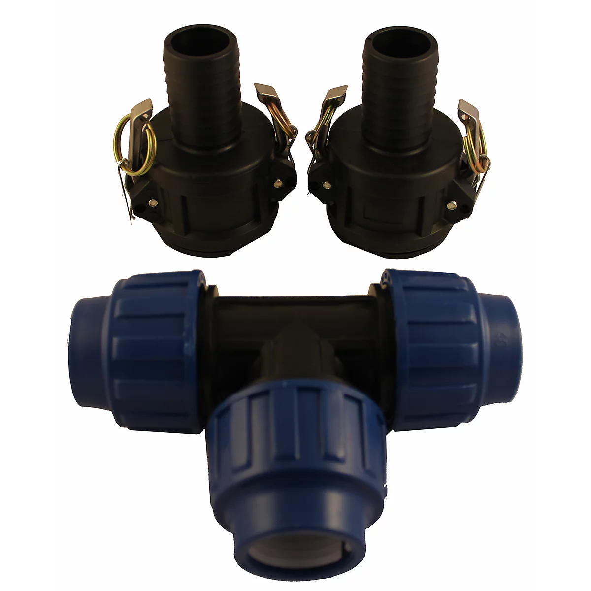 IBC Tankverbinder, Set für 2 Tanks, Erweiterung DN 40