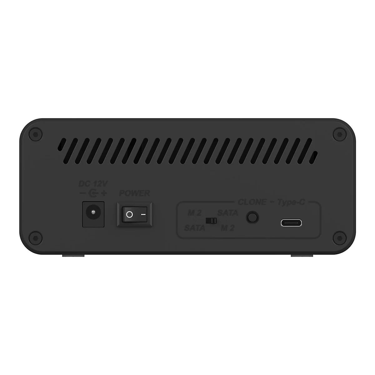 ICY BOX IB-2914MSCL-C31 - HDD / SSD Dockingstation - 2,5' / 3,5' gemeinsam genutzt, M.2 (6,4 cm/8,9 cm gemeinsam genutzt) - SATA 6Gb/s - USB 3.2 (Gen 2) - Schwarz