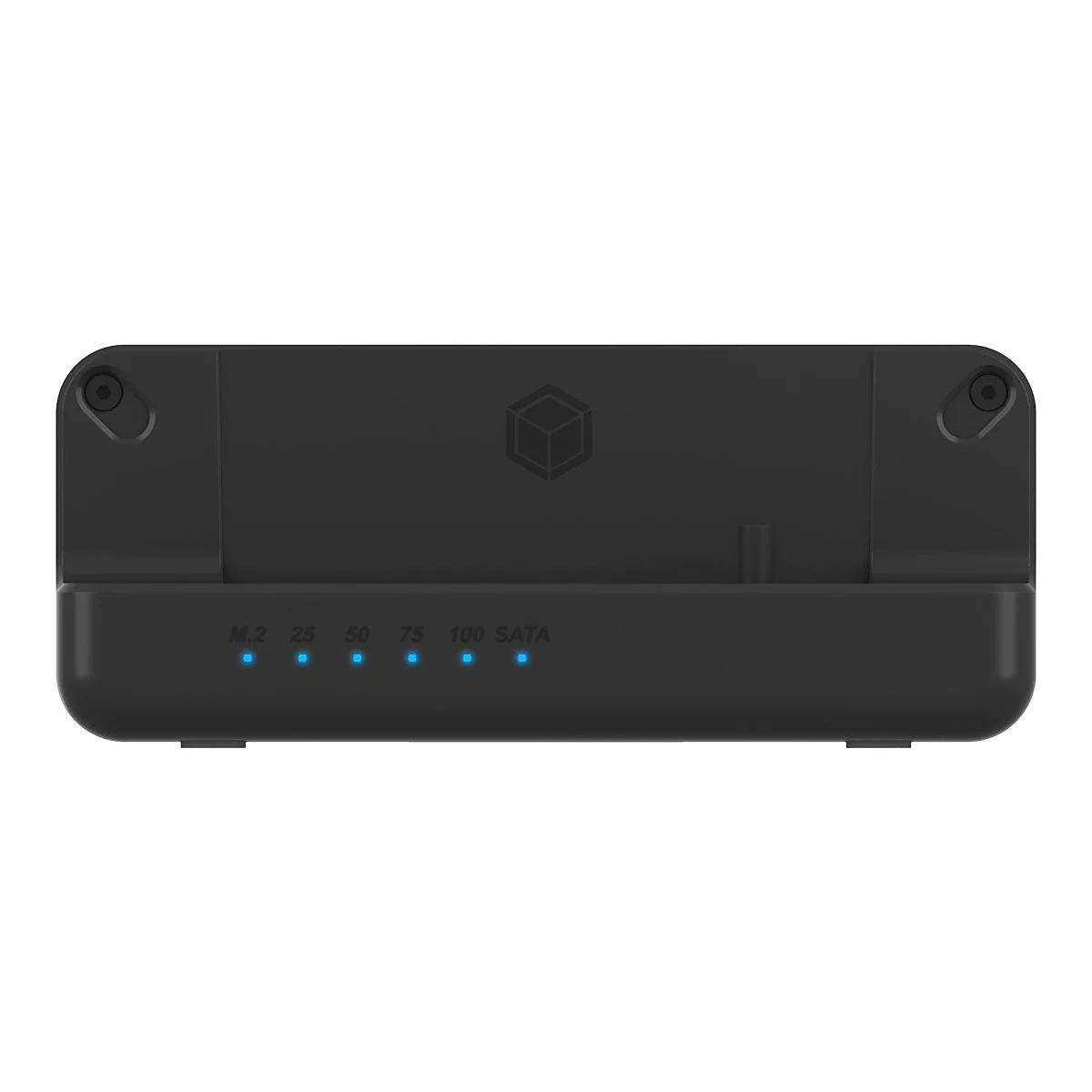 ICY BOX IB-2914MSCL-C31 - HDD / SSD Dockingstation - 2,5' / 3,5' gemeinsam genutzt, M.2 (6,4 cm/8,9 cm gemeinsam genutzt) - SATA 6Gb/s - USB 3.2 (Gen 2) - Schwarz