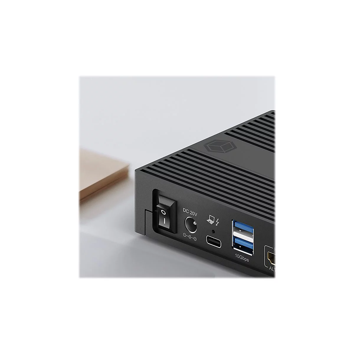ICY BOX IB-DK2246AC - Dockingstation - für Notebook - USB-C 3.2 Gen 2 / Thunderbolt 3 / Thunderbolt 4 - 2 x DP, 3 x HDMI - 1GbE