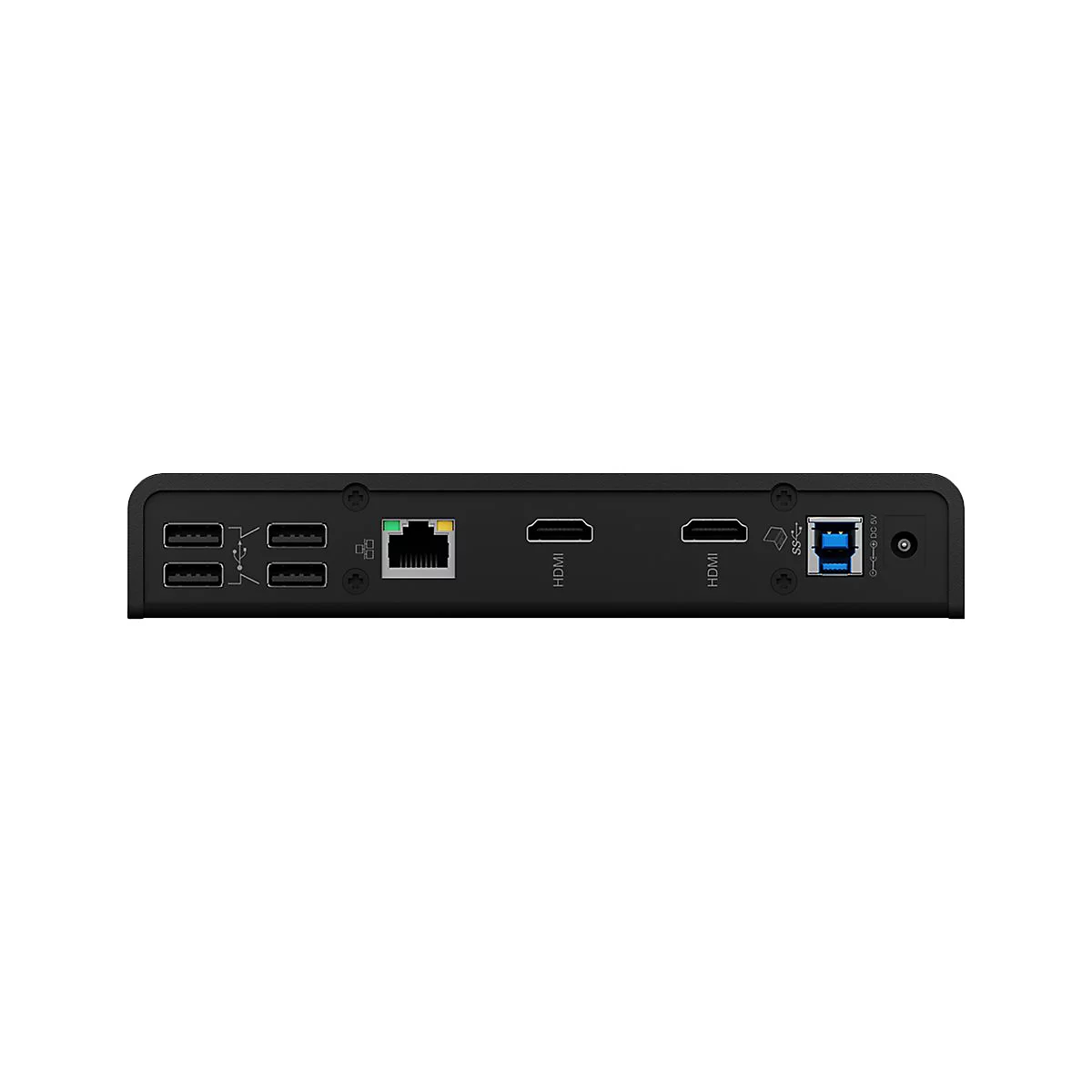 ICY BOX IB-DK2251AC - Dockingstation - USB-C / USB 3.0 - 2 x HDMI - GigE