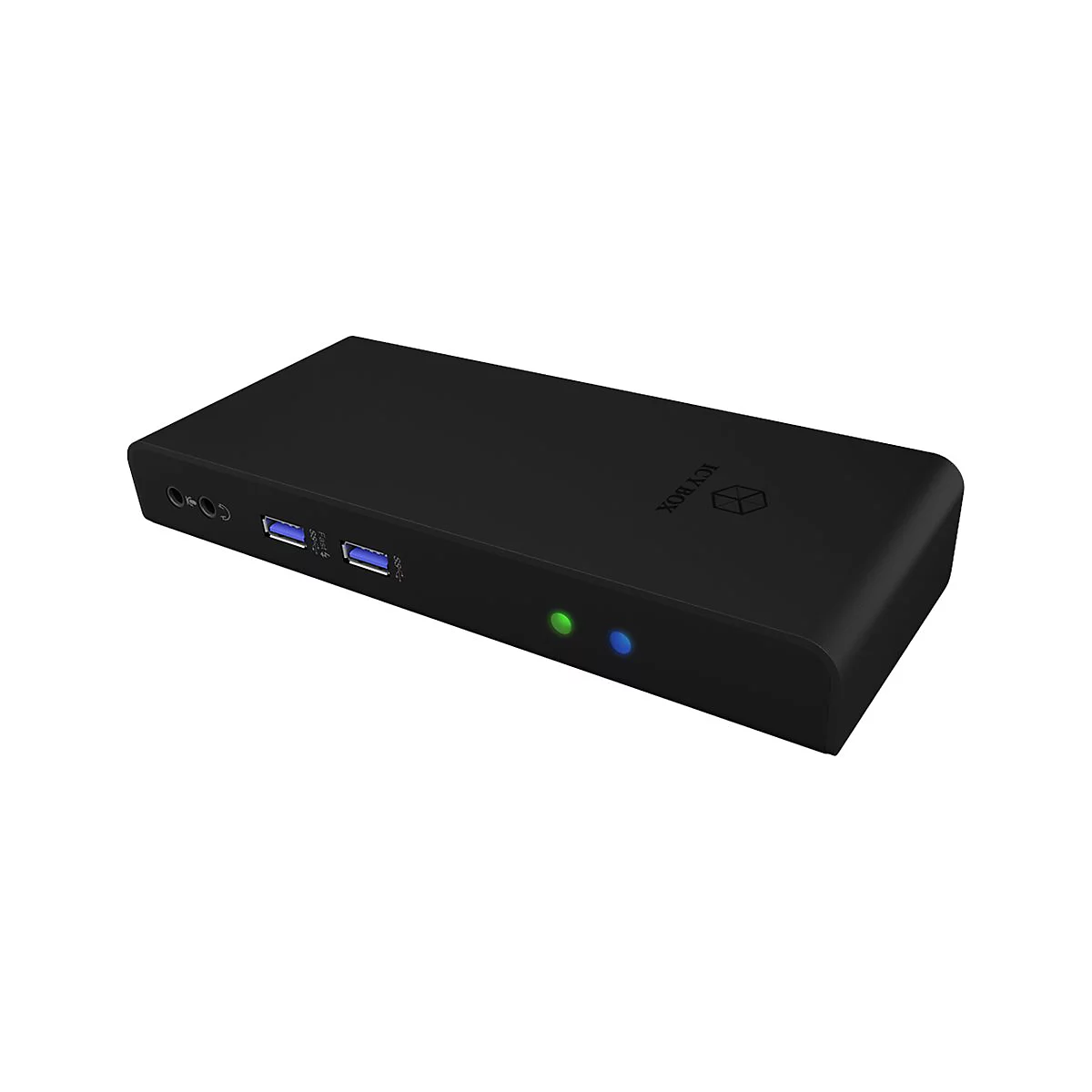 ICY BOX IB-DK2251AC - Dockingstation - USB-C / USB 3.0 - 2 x HDMI - GigE