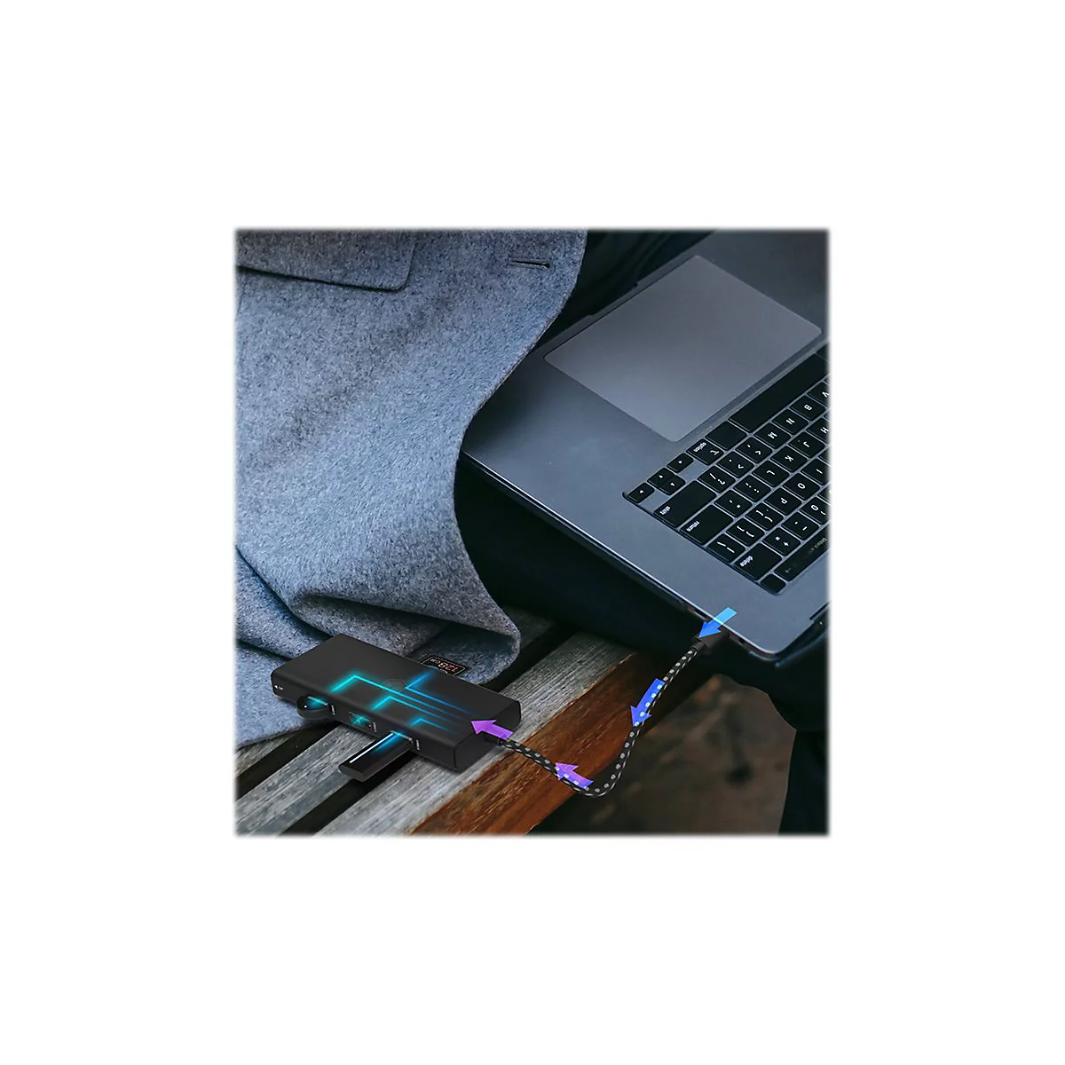 ICY BOX IB-DK4011-CPD - Dockingstation - USB-C 3.2 Gen 1 - 2 x HDMI, DP