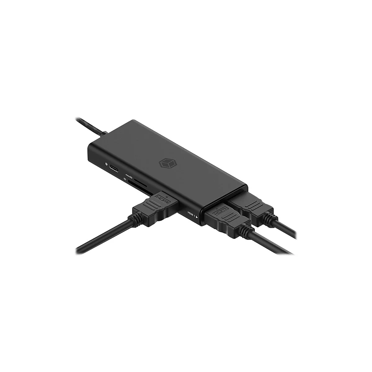 ICY BOX IB-DK4011-CPD - Dockingstation - USB-C 3.2 Gen 1 - 2 x HDMI, DP