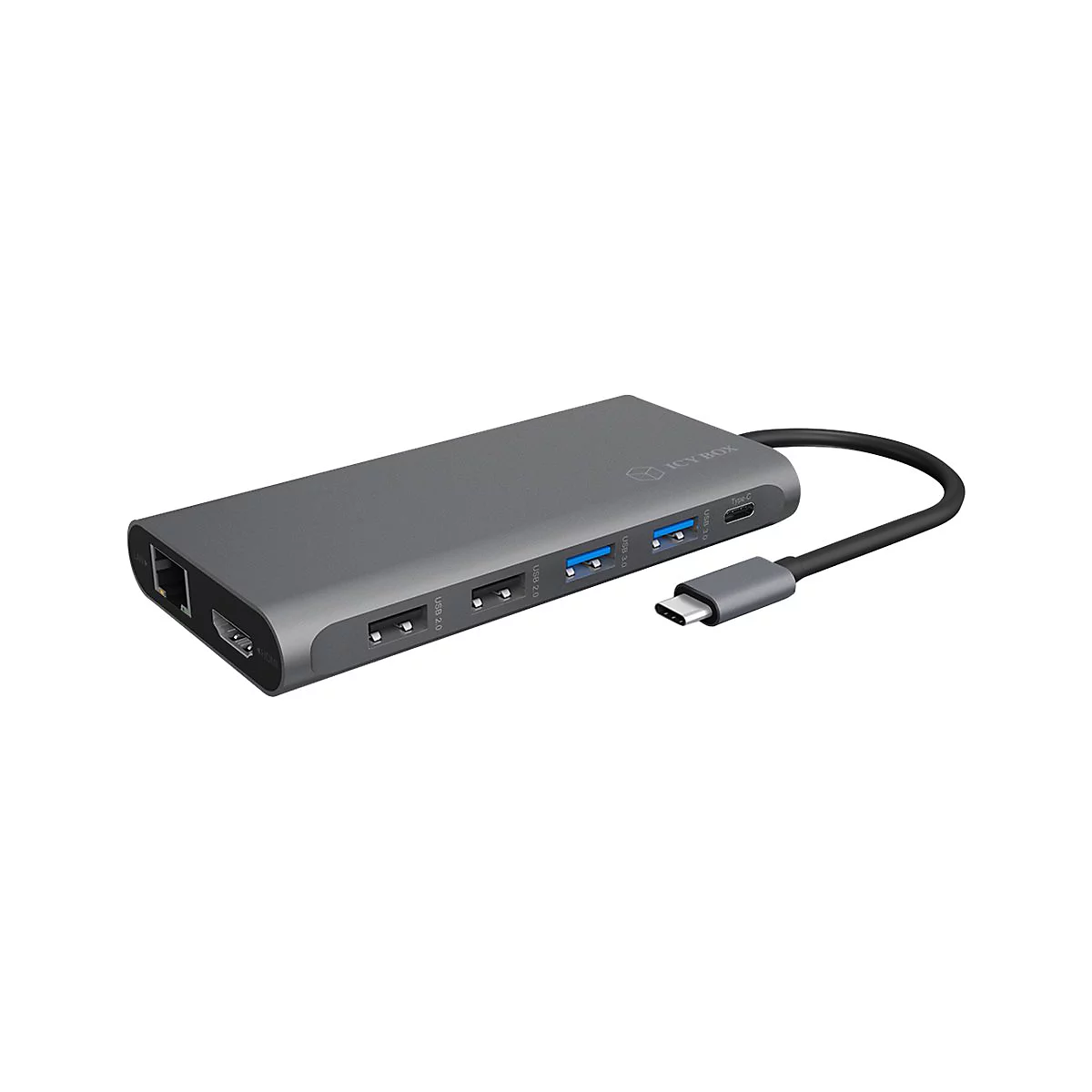 ICY BOX IB-DK4050-CPD - Dockingstation - USB-C - 2 x HDMI, DP