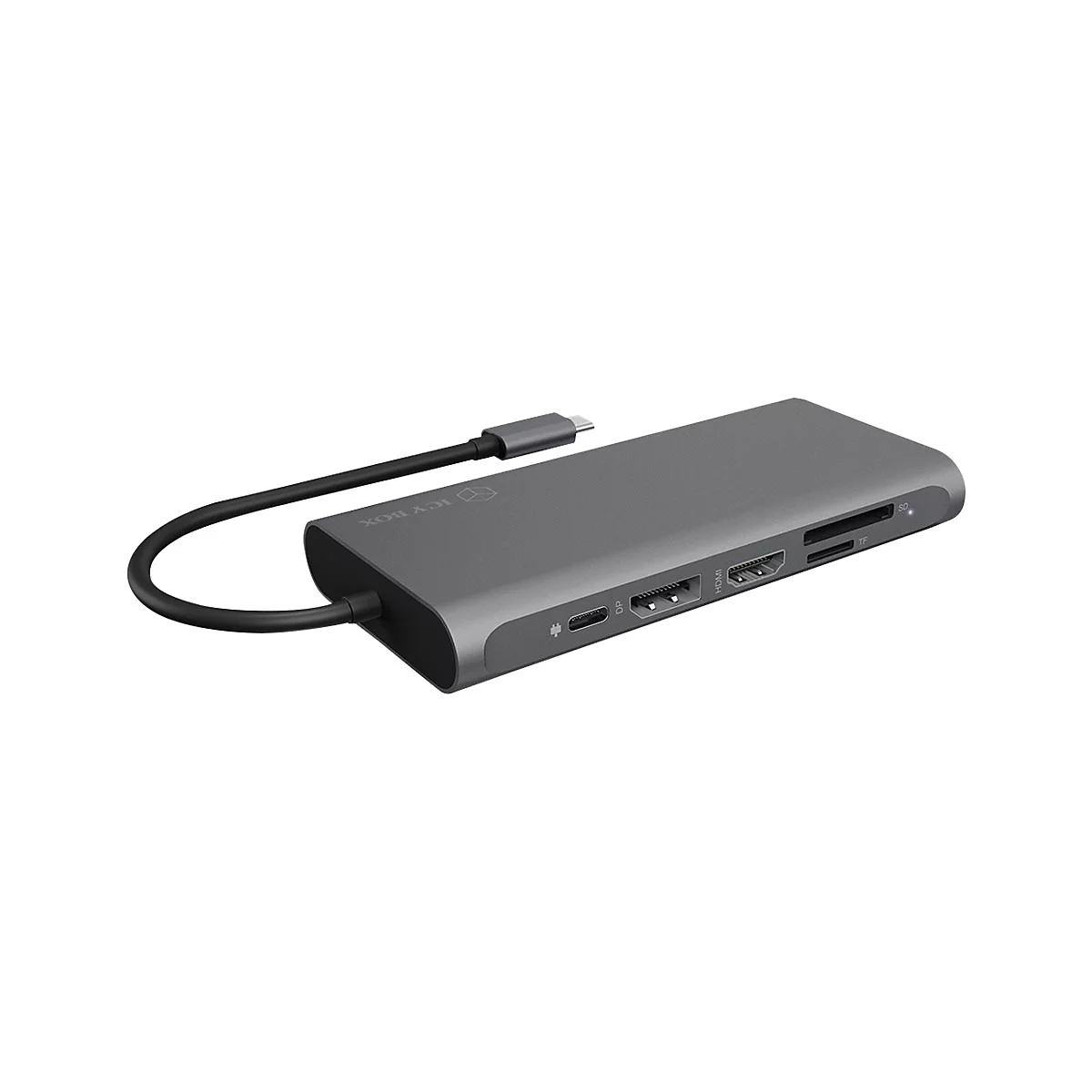 ICY BOX IB-DK4050-CPD - Dockingstation - USB-C - 2 x HDMI, DP