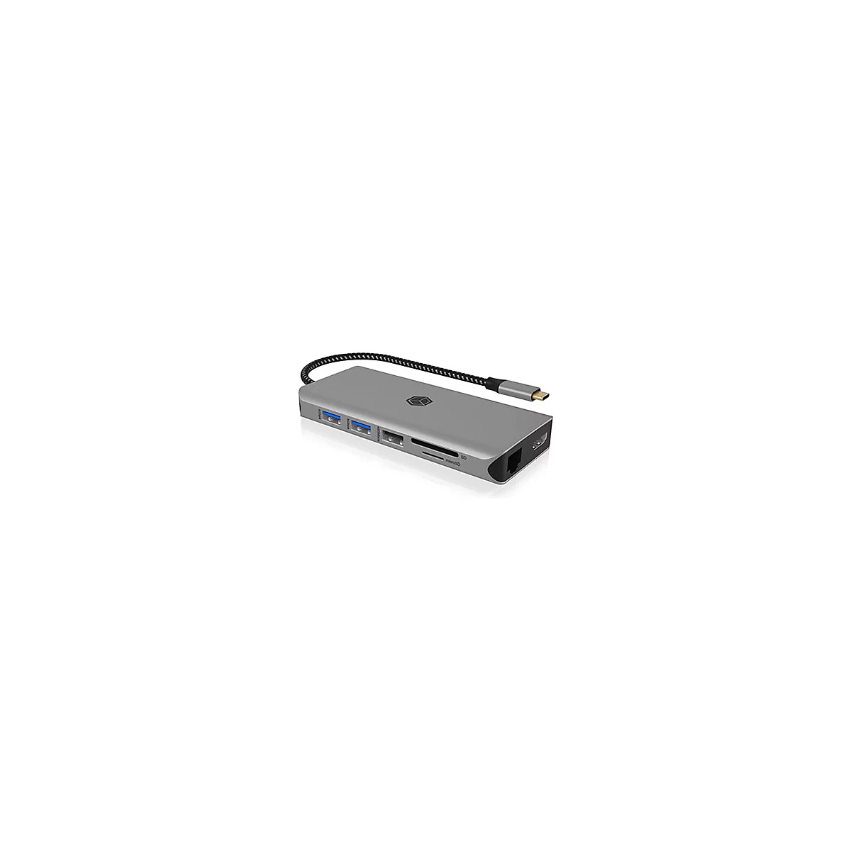 ICY BOX IB-DK4061-CPD - Dockingstation - USB-C - 2 x HDMI - 1GbE - 100 Watt