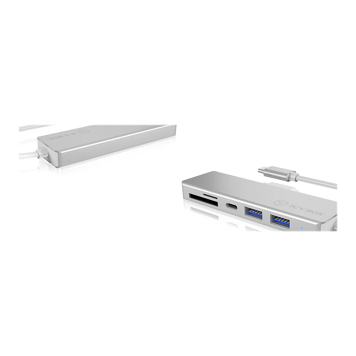 ICY BOX IB-HUB1413-CR - Dockingstation - USB-C