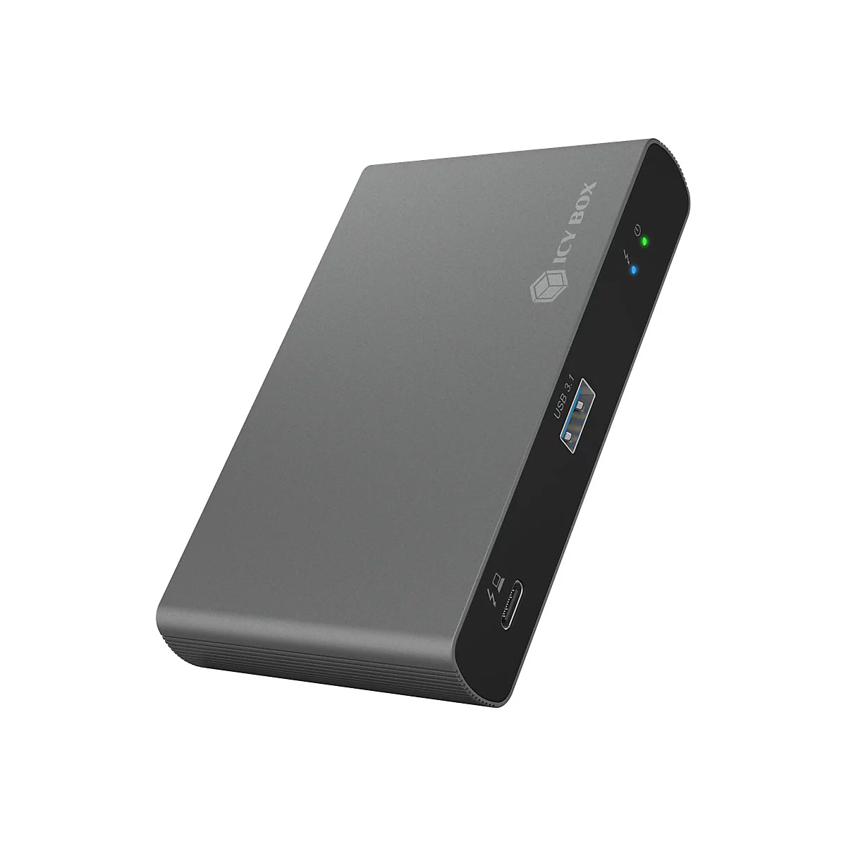 ICY BOX IB-HUB801-TB4 - Hub - 3 x Thunderbolt 4 + 1 x USB 3.2 Gen 2 - Desktop
