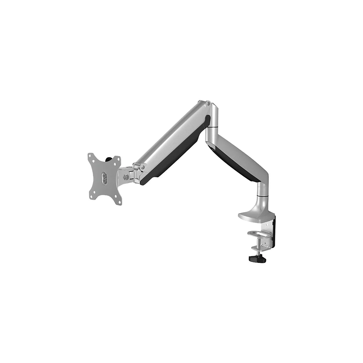 ICY BOX IB-MS503-T - Befestigungskit - einstellbarer Arm - für Monitor - Schwarz, Silber