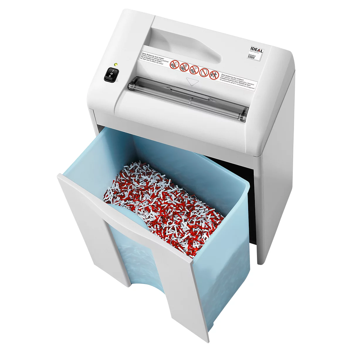 IDEAL papierversnipperaar 2265, 4 mm strip-cut,