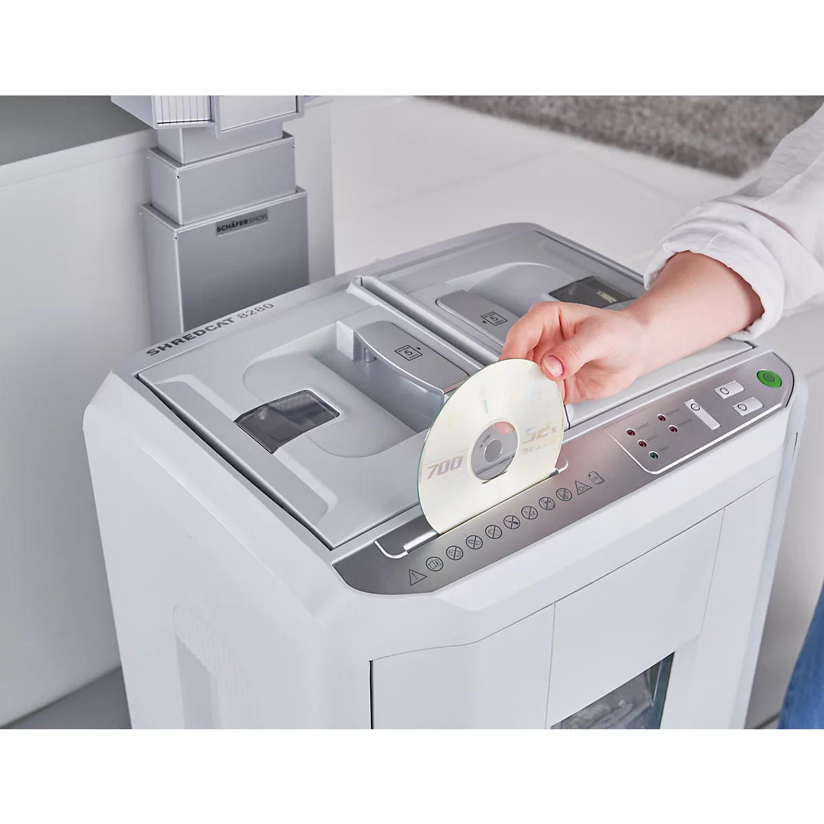 IDEAL papierversnipperaar SHREDCAT 8280 CC, micro-cut 4x10