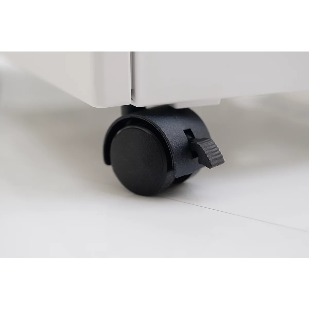 Ideal Shredcat 8292 CC mobiele papiervernietiger, automatische invoer, deeltjes 4 x 10 mm, P-4, 26 l, 200 vel snijcapaciteit, grijs