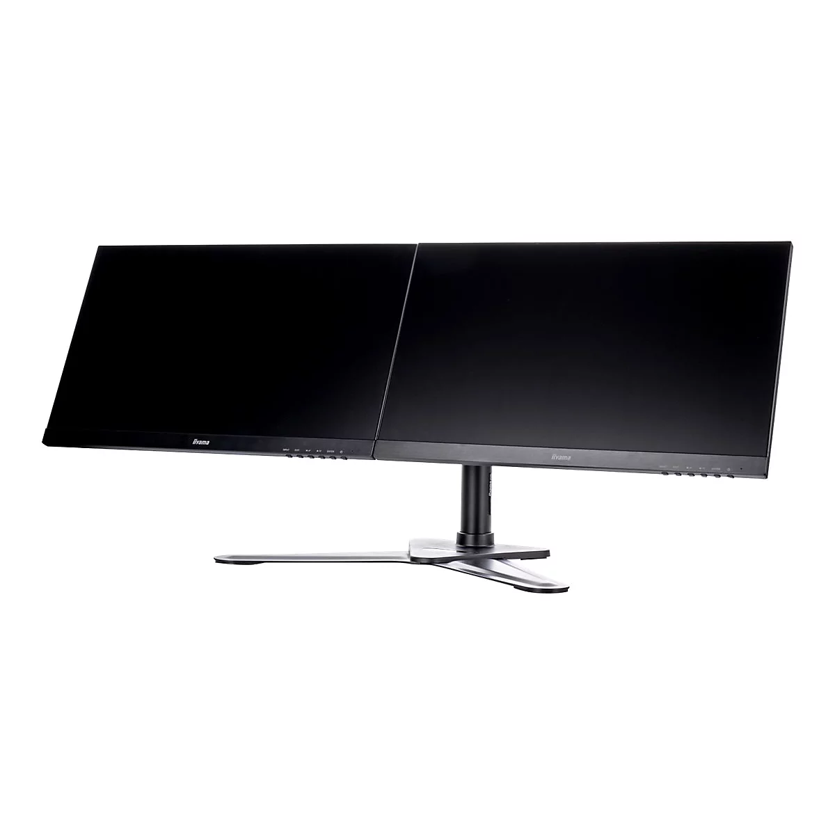 Iiyama DS1002D-B1 - Aufstellung - einstellbarer Arm - für 2 Monitore - Schwarz