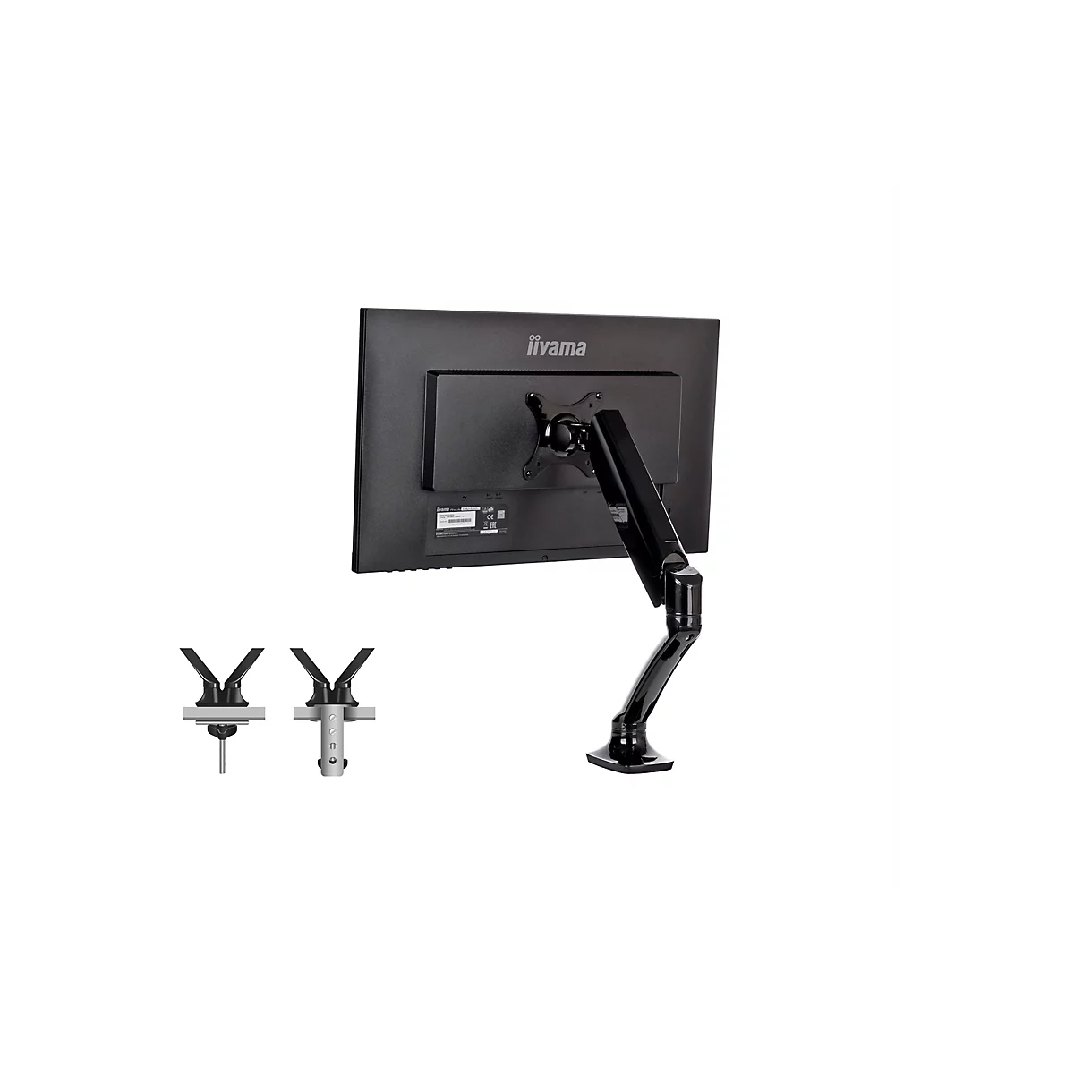 Iiyama DS3001C-B1 - Befestigungskit - einstellbarer Arm - für Monitor - Schwarz