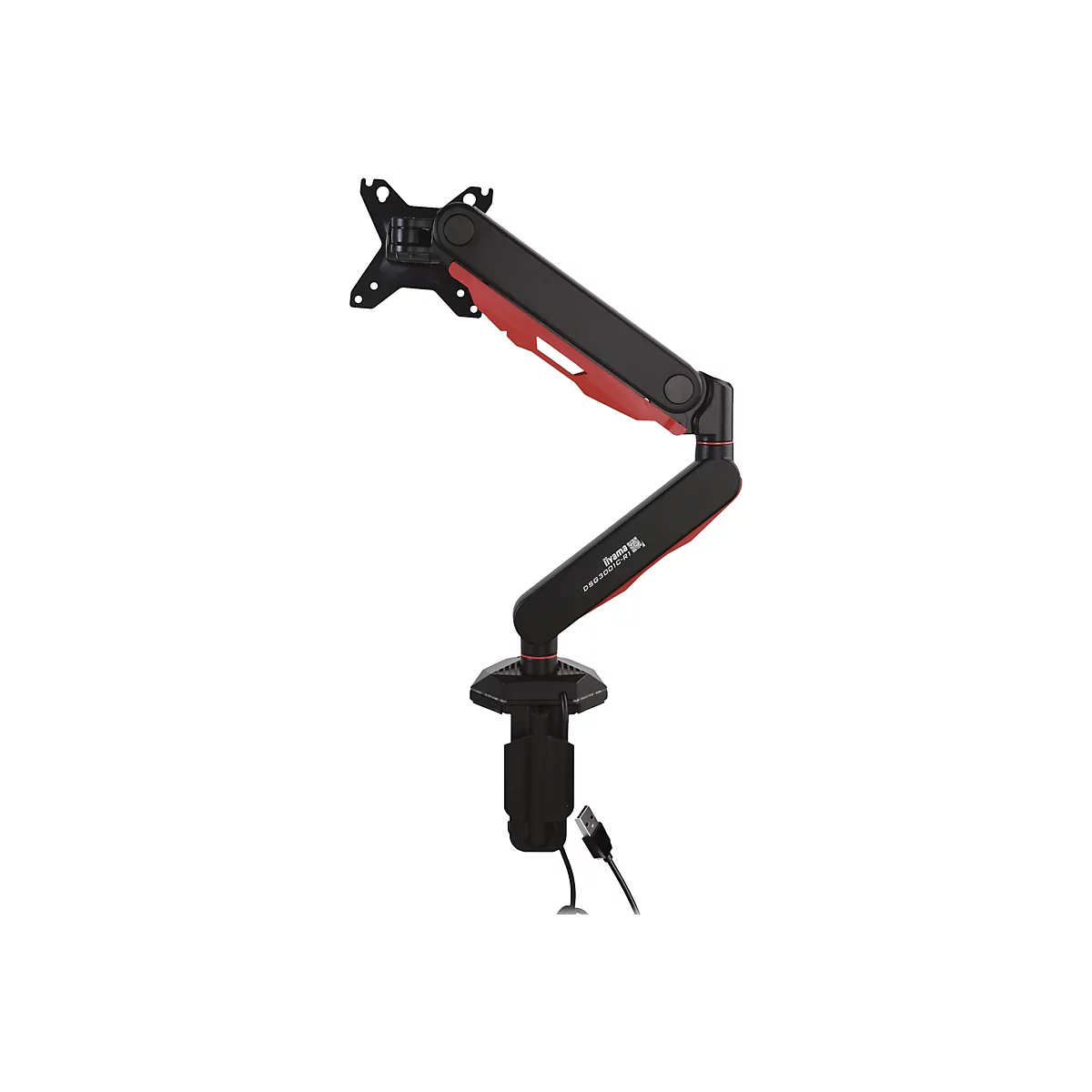 Iiyama DSG3001C-R1 - Befestigungskit - einstellbarer Arm - für LCD-Display - Schwarz, Dynamic Red