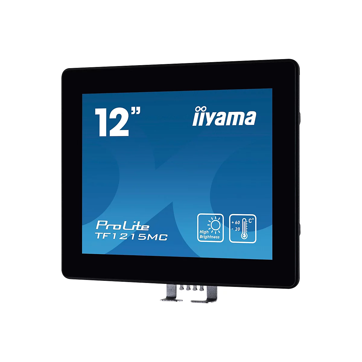 iiyama ProLite TF1215MC-B1 - LED-Monitor - 31 cm (12.1') - offener Rahmen - Touchscreen - 1024 x 768