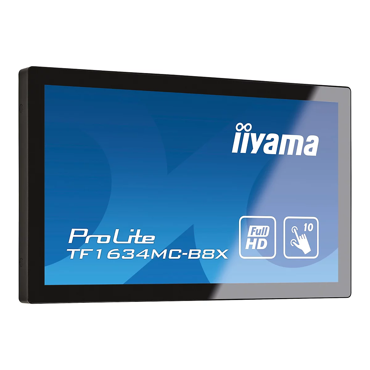 iiyama ProLite TF1634MC-B8X - LED-Monitor - 39.5 cm (15.6') - offener Rahmen - Touchscreen - 1920 x 1080 Full HD (1080p) @ 60 Hz