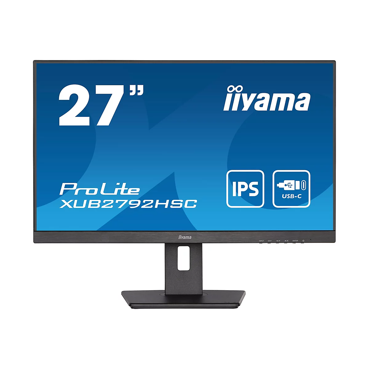 iiyama ProLite XUB2792HSC-B5 - LED-Monitor - 68.6 cm (27') - 1920 x 1080 Full HD (1080p) @ 75 Hz - IPS - 250 cd/m²