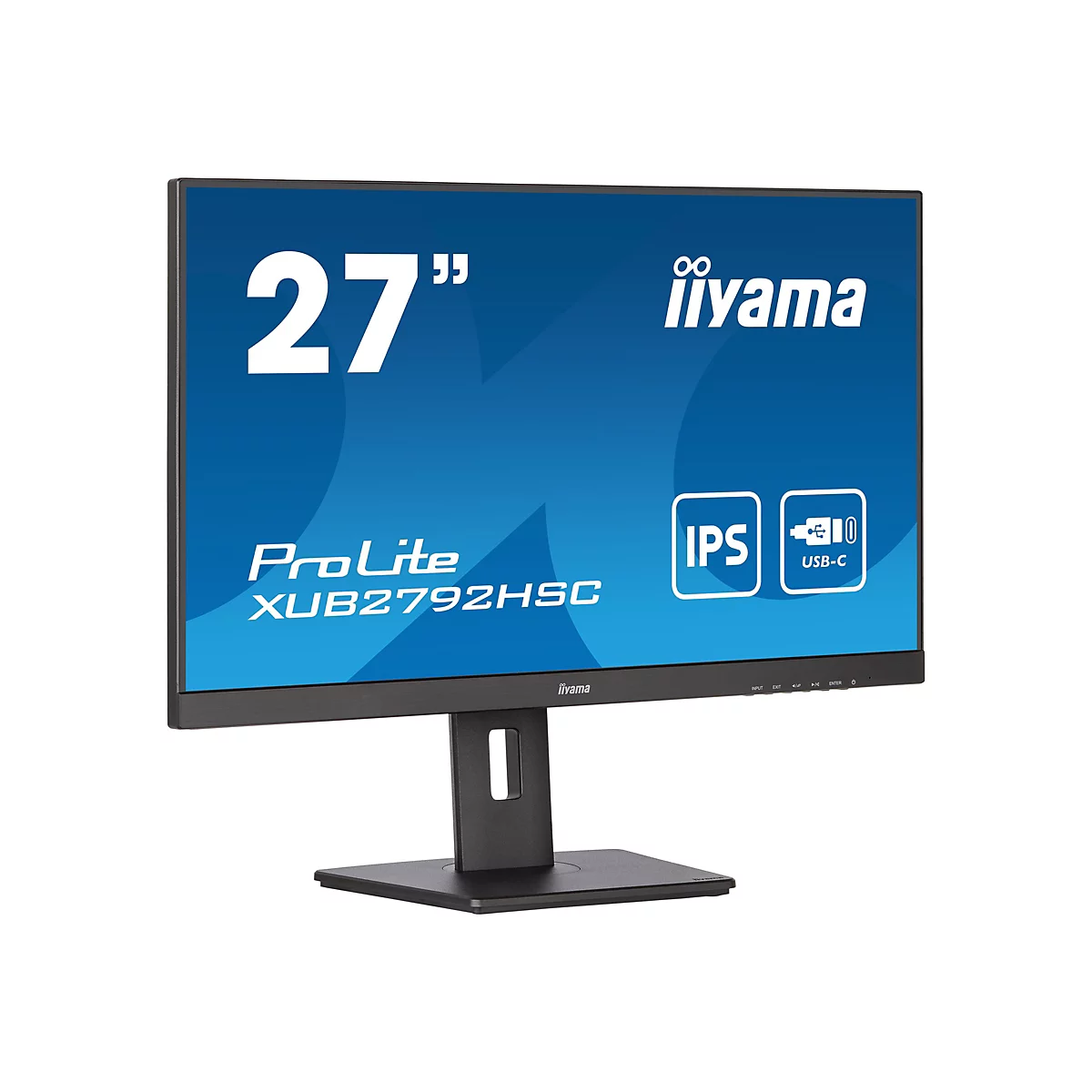 iiyama ProLite XUB2792HSC-B5 - LED-Monitor - 68.6 cm (27') - 1920 x 1080 Full HD (1080p) @ 75 Hz - IPS - 250 cd/m²