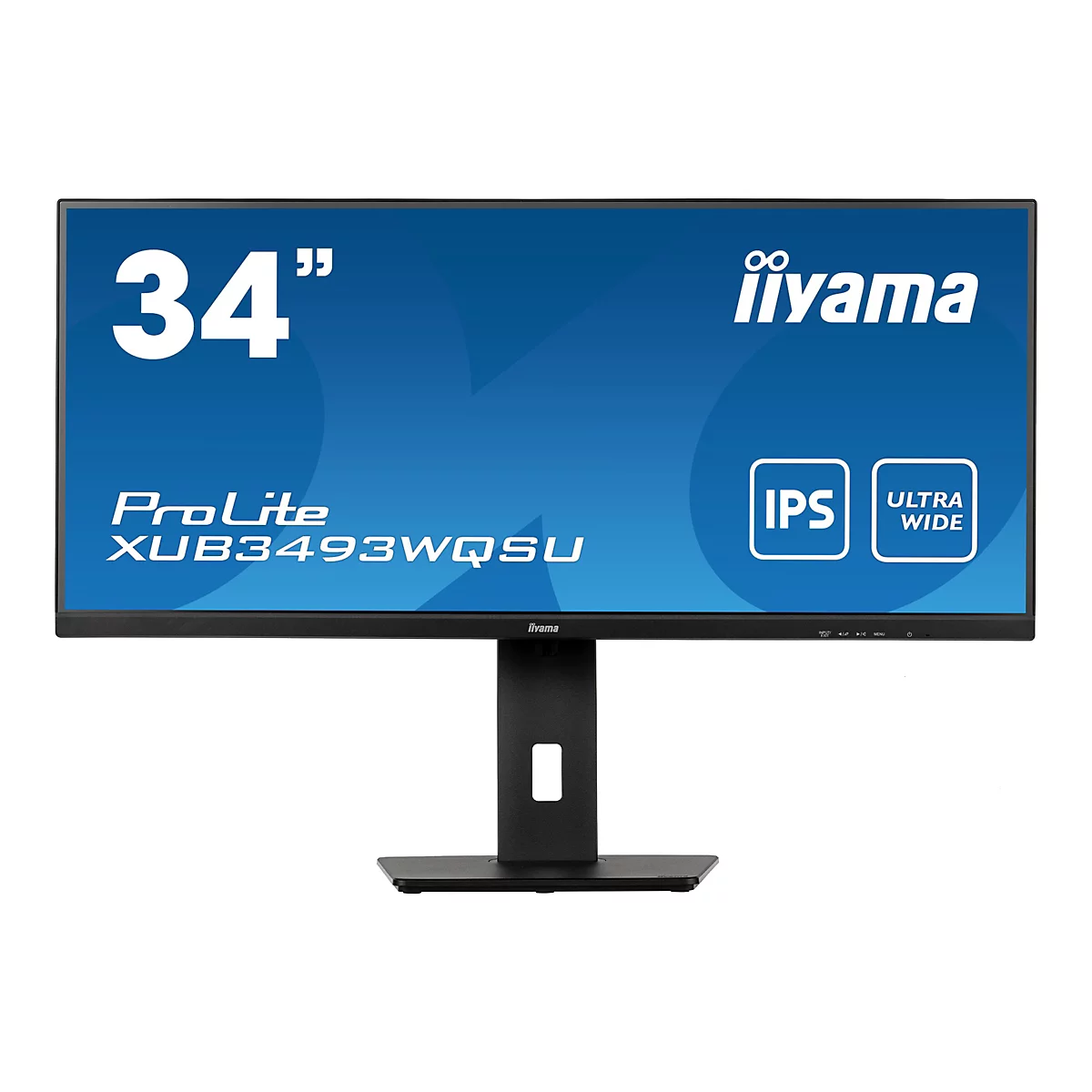 iiyama ProLite XUB3493WQSU-B5 - LED-Monitor - 86.7 cm (34') - 3440 x 1440 UWQHD @ 75 Hz - ADS-IPS - 400 cd/m²