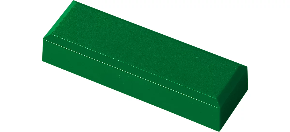 Imanes rectangulares MAUL, 53 x 18 x 10 mm, 20 piezas, verde