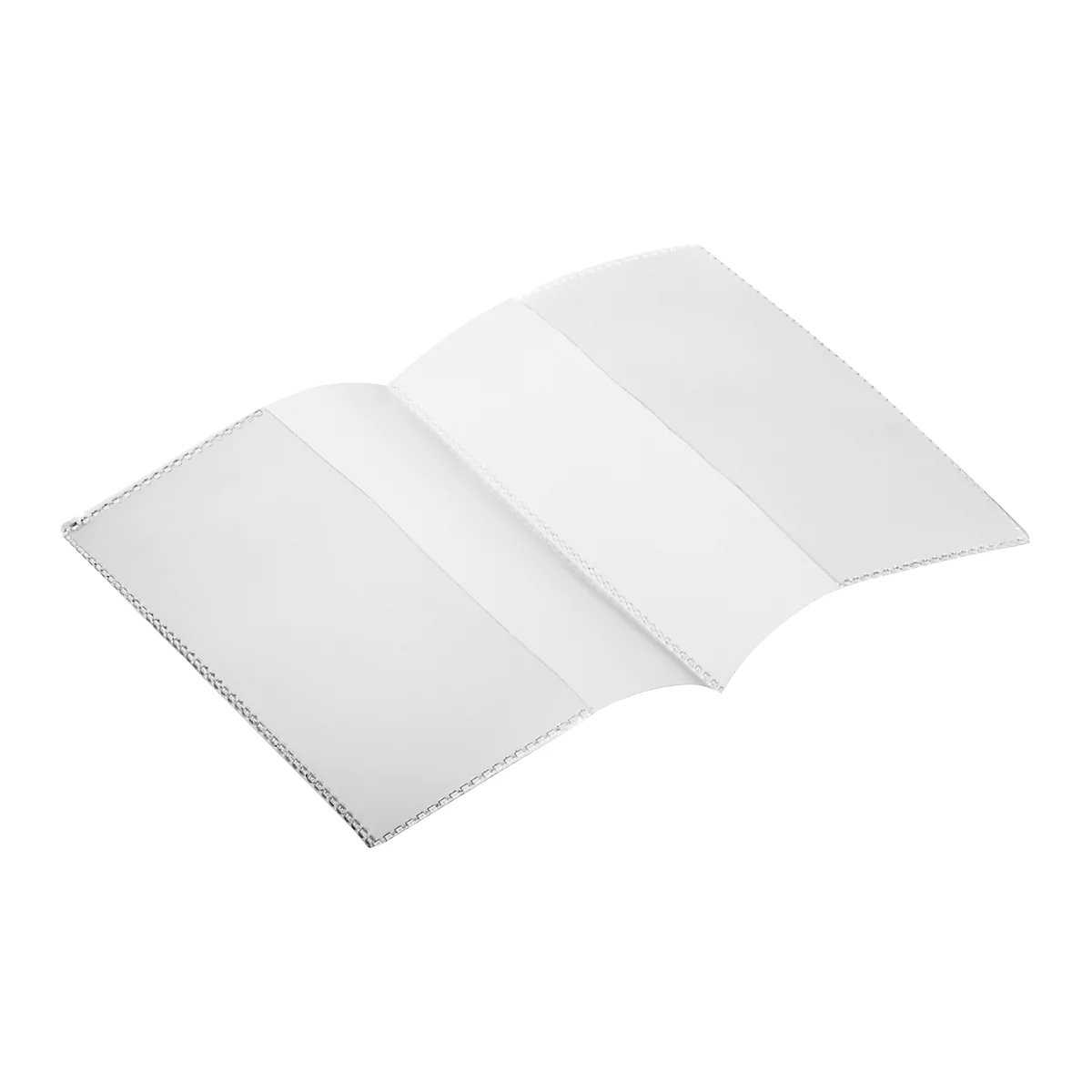 Impfpasshüllen Durable, für Impfpass ab 2008 & nationale Reisepässe bis Februar 2017, Einstecklaschen links/rechts, B 195 x H 133 mm, Folie, 10 Stück