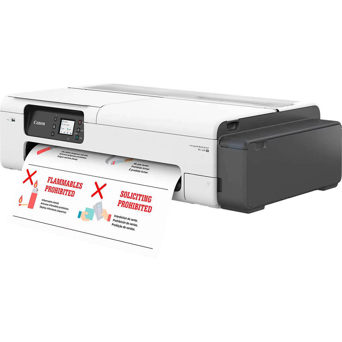 Imprimante grand format Canon imagePROGRAF TC-20M, 2en1 (numérisation et impression), 4 couleurs, DIN A4 jusqu'à 24 pouces