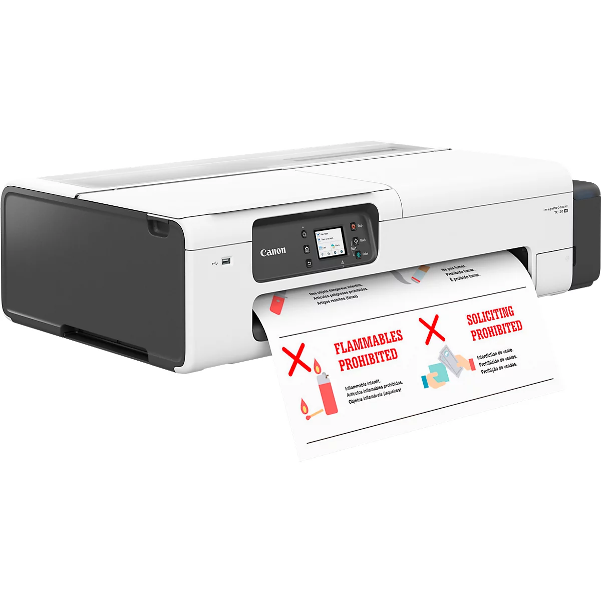 Imprimante grand format Canon imagePROGRAF TC-20M, 2en1 (numérisation et impression), 4 couleurs, DIN A4 jusqu'à 24 pouces