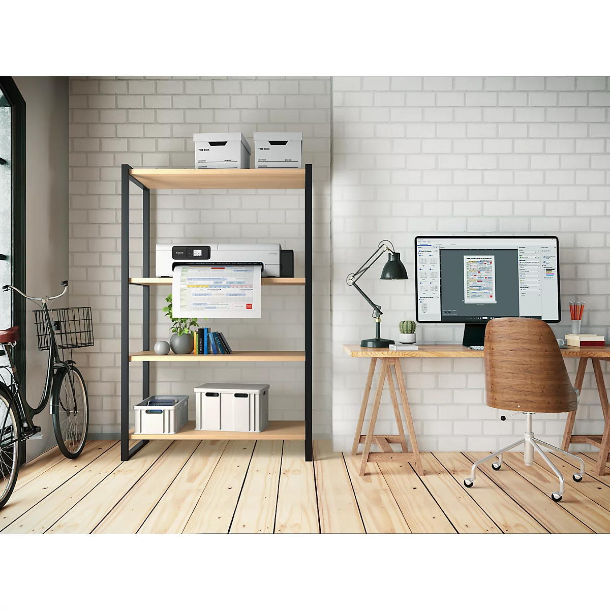 Imprimante grand format Canon imagePROGRAF TC-21 LFP, 24', jet d'encre 4 couleurs, 2400 x 1200 dpi, USB/LAN/WLAN, jusqu'à A1, réservoirs d'encre, noir-gris