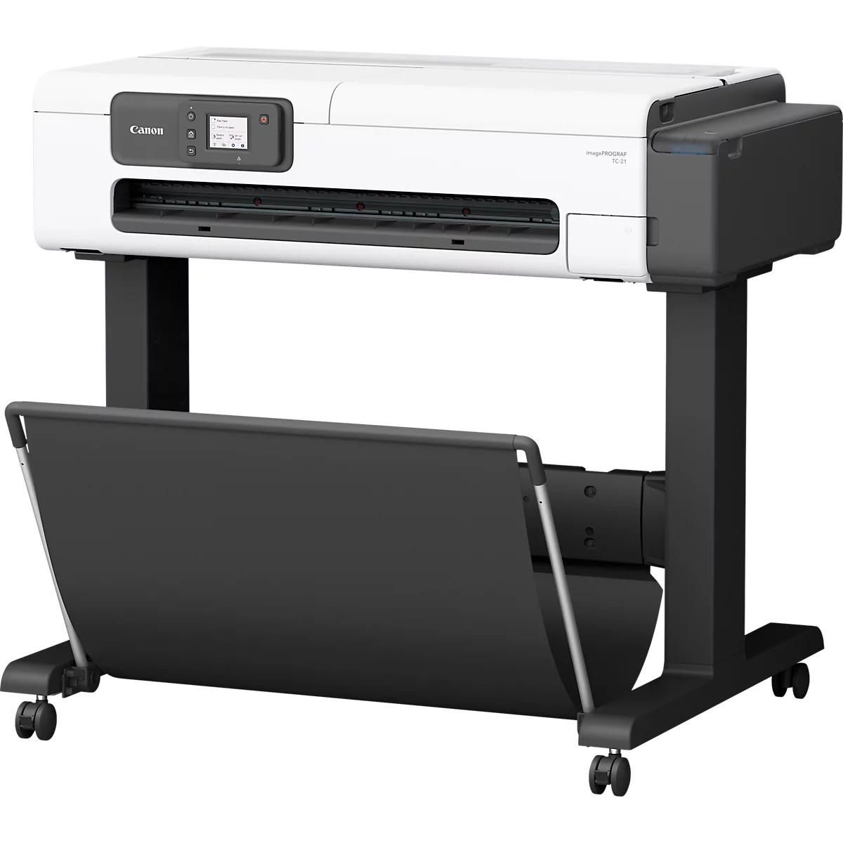 Imprimante grand format Canon imagePROGRAF TC-21 LFP, 24', jet d'encre 4 couleurs, 2400 x 1200 dpi, USB/LAN/WLAN, jusqu'à A1, réservoirs d'encre, noir-gris