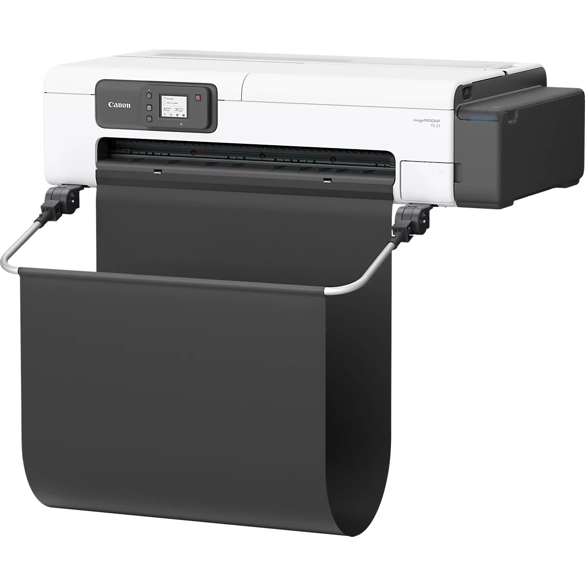 Imprimante grand format Canon imagePROGRAF TC-21 LFP, 24', jet d'encre 4 couleurs, 2400 x 1200 dpi, USB/LAN/WLAN, jusqu'à A1, réservoirs d'encre, noir-gris