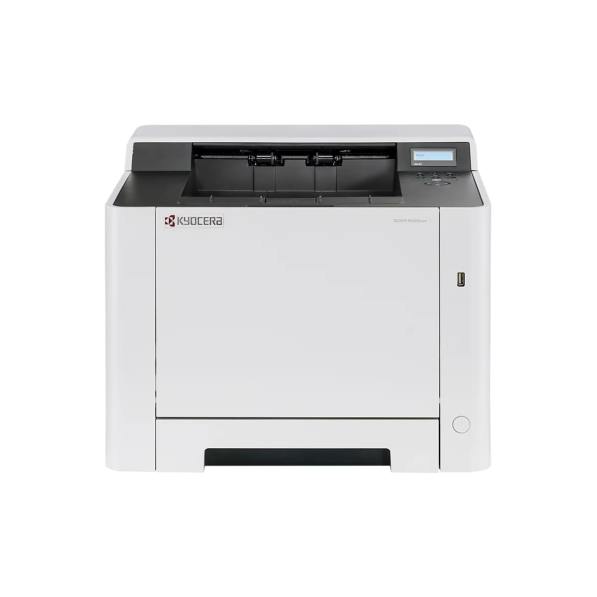 Imprimante laser couleur Kyocera ECOSYS PA2100cwx/KL3, USB 2.0/LAN/WLAN/WiFi-Direct, recto-verso automatique/impression mobile, jusqu'à A4, toner CMYK inclus