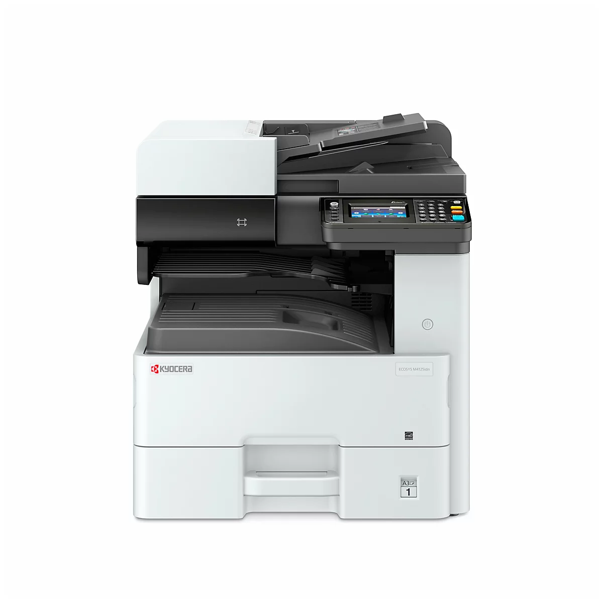 Imprimante laser multifonction N/B ECOSYS M4125idn MFP mono de KYOCERA avec écran tactile