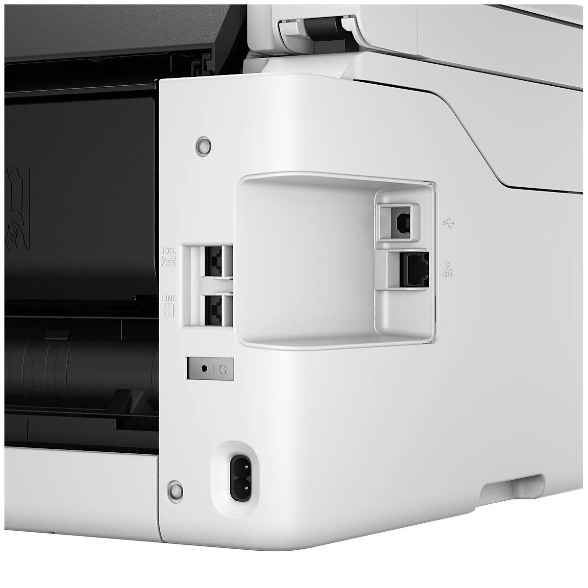 Imprimante multifonction Canon MAXIFY GX4050, 4-en-1, USB/LAN/WLAN, recto-verso automatique/impression mobile/cloud, jusqu'à A4, 4 bouteilles d'encre incluses