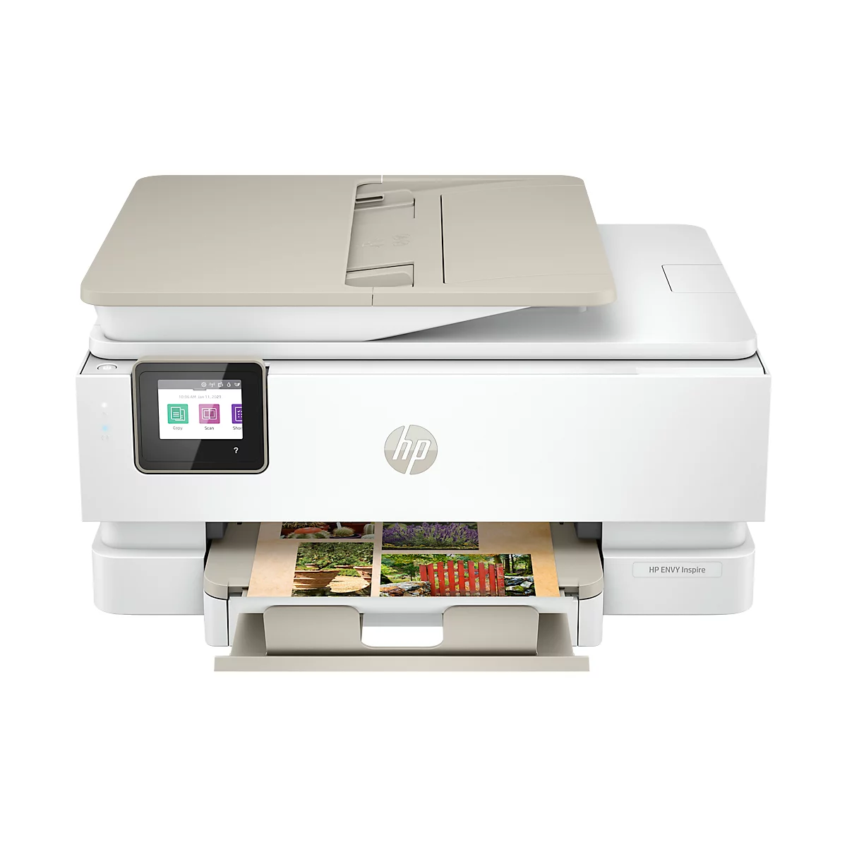 Imprimante multifonction jet d'encre HP ENVY Inspire 7920e, N&amp;B/couleur, 3-en-1, USB 2.0/WiFi, recto-verso automatique/impression mobile, jusqu'à A4, cartouches CMYK incluses