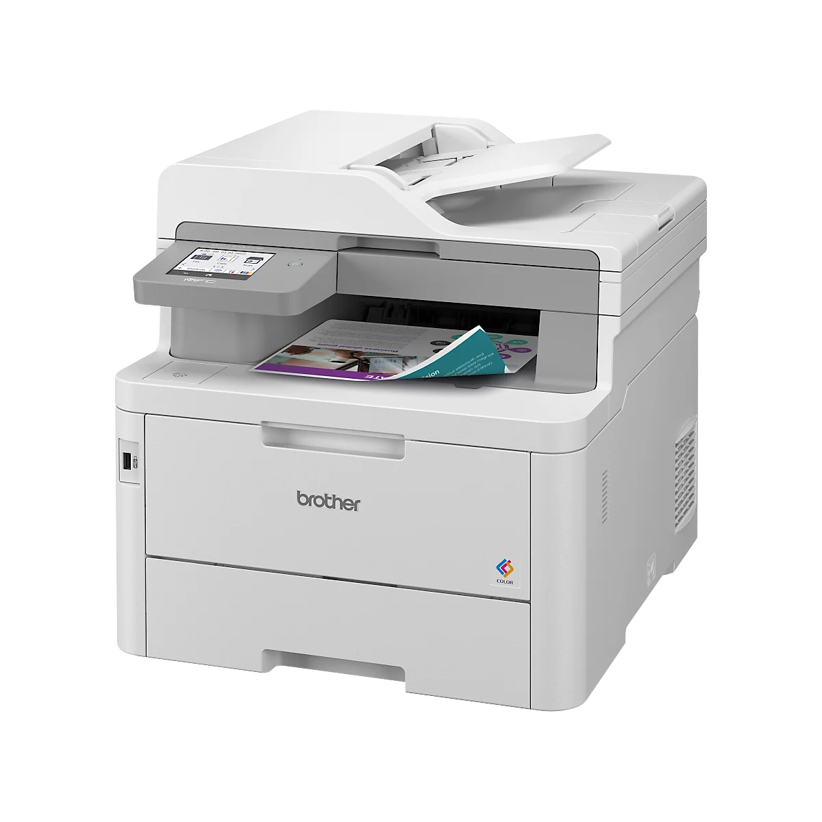 Imprimante multifonction laser couleur Brother MFC-L8390CDW, 4 en 1, USB/LAN/WLAN, recto-verso automatique/impression mobile, jusqu'à A4, toner inclus