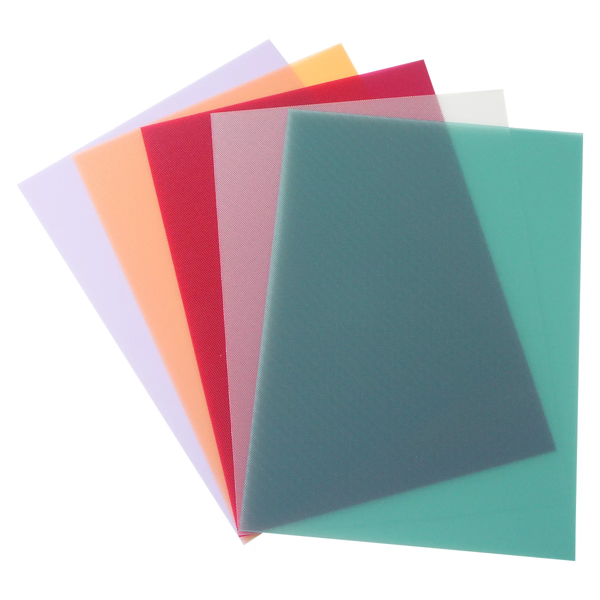 Inbindcovers PolyTechno, polypropeen, wit-doorschijnend, 50 stuks