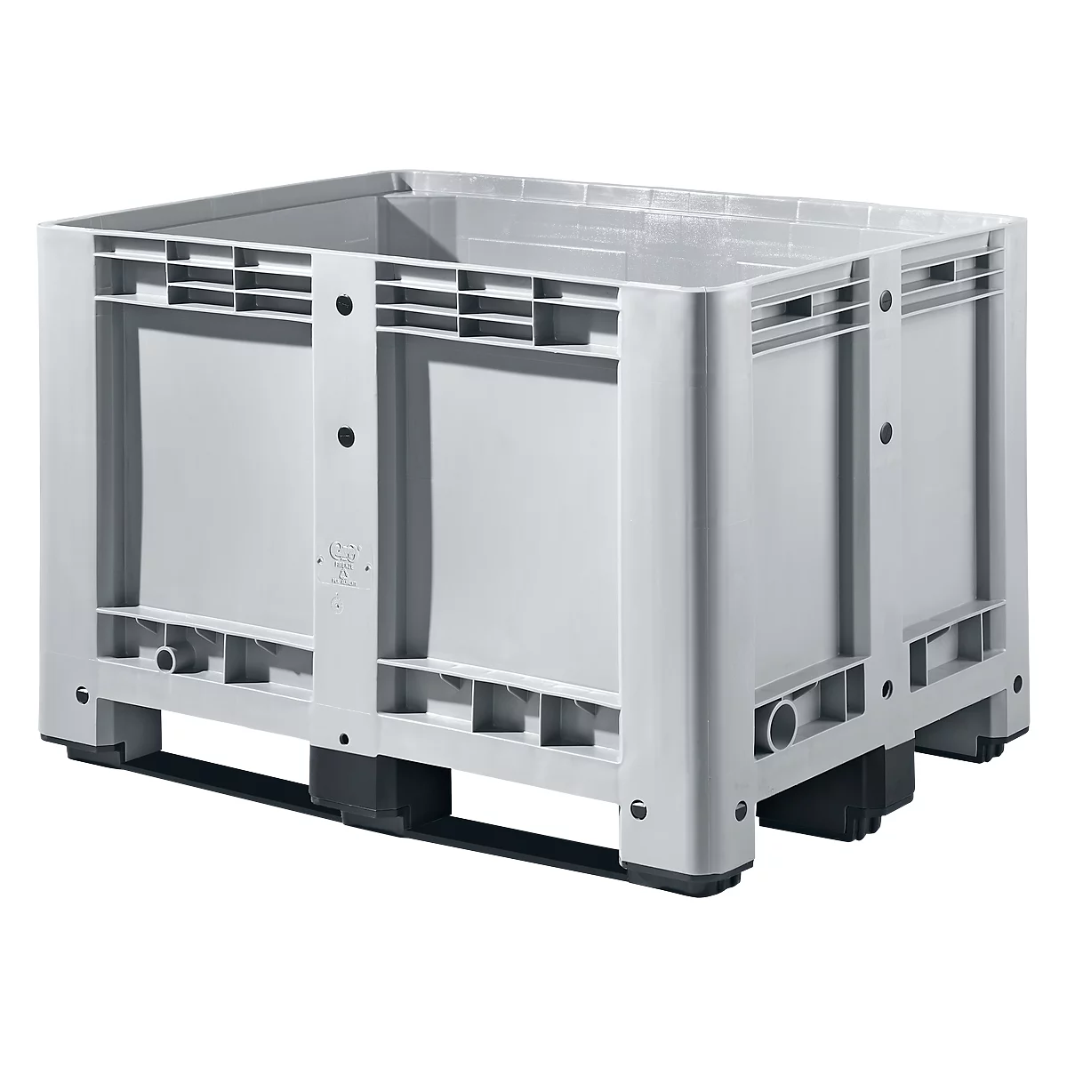 Industriebox, mit 3 Kufen, 470 Liter