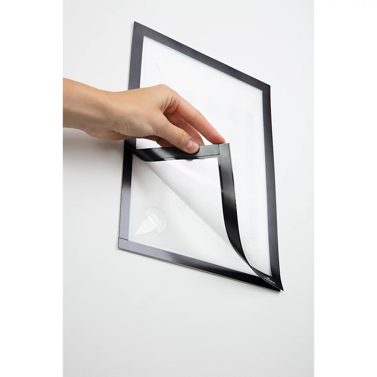 Infolijst DURAFRAME® WALLPAPER, A4, staand en liggend formaat, incl. reserveset, zwart