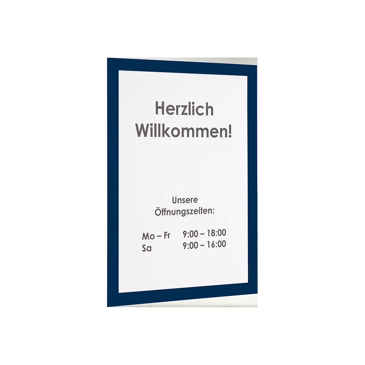 Informatiekader Duraframe - A4 formaat - blauw - 10 stuks