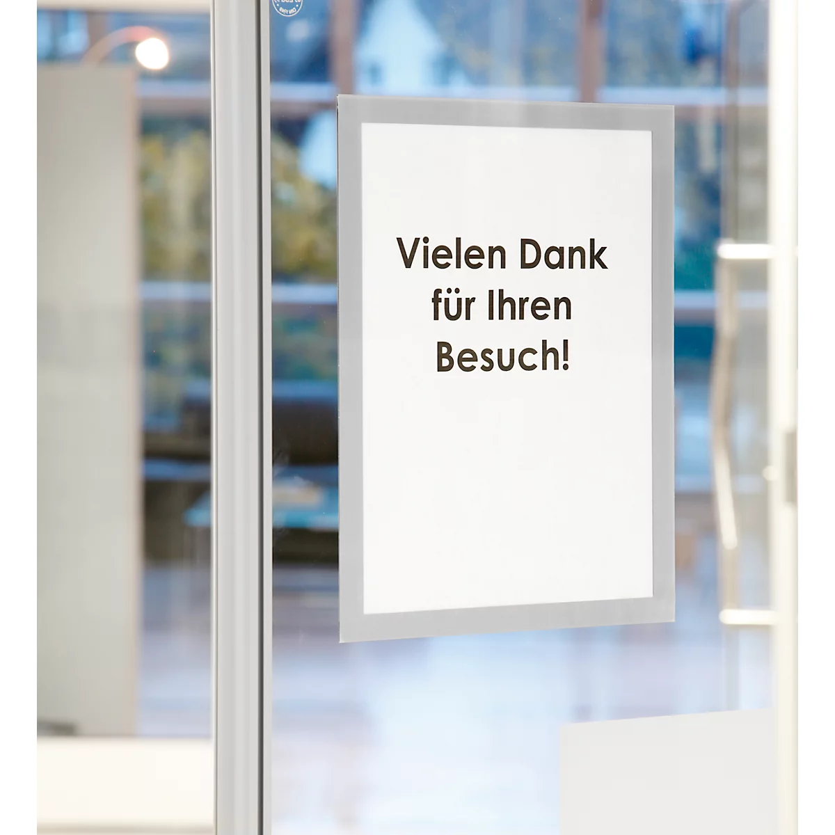 Informatiekader Duraframe - A4 formaat - zilverkleurig - 10 stuks