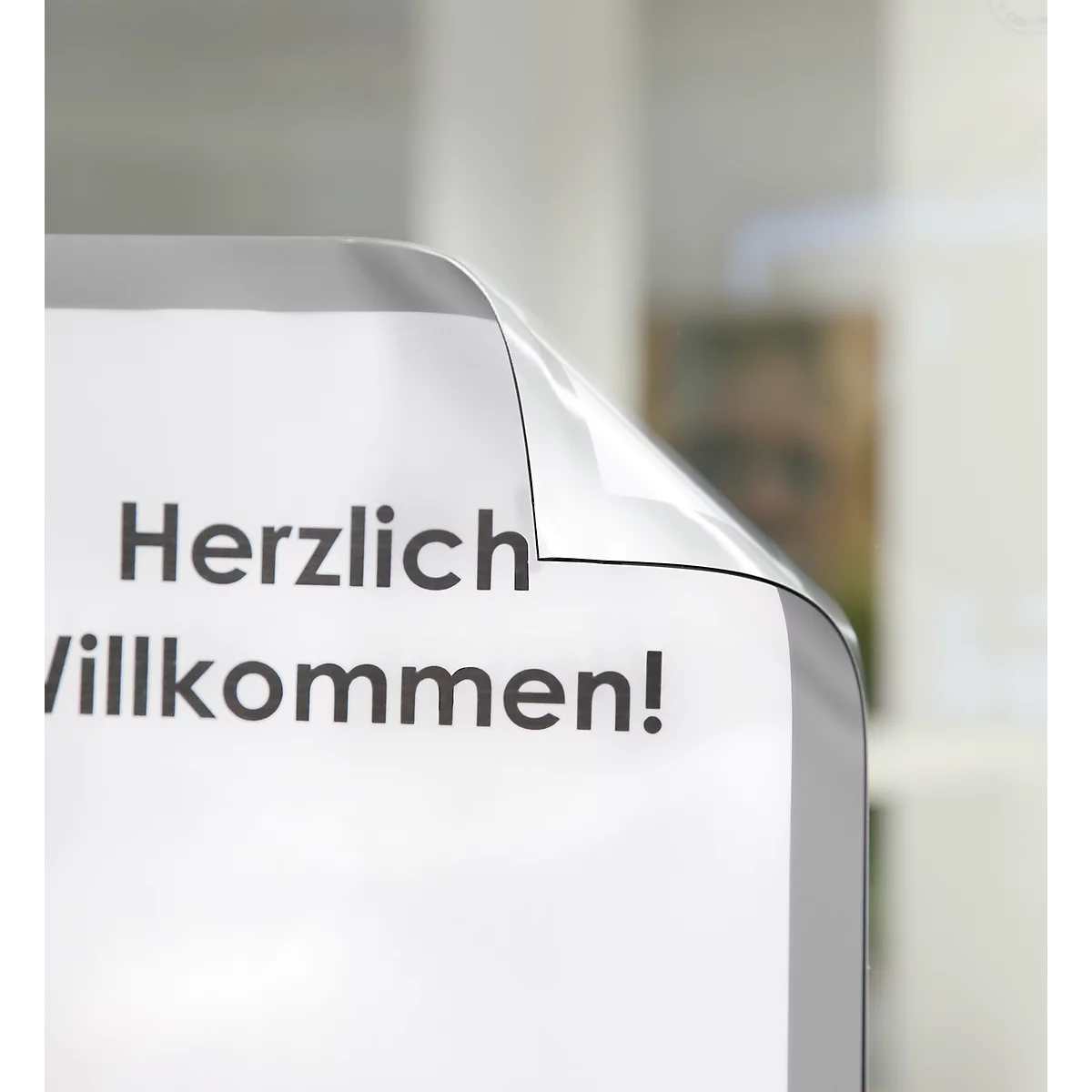 Informatiekader Duraframe - A4 formaat - zilverkleurig - 2 stuks