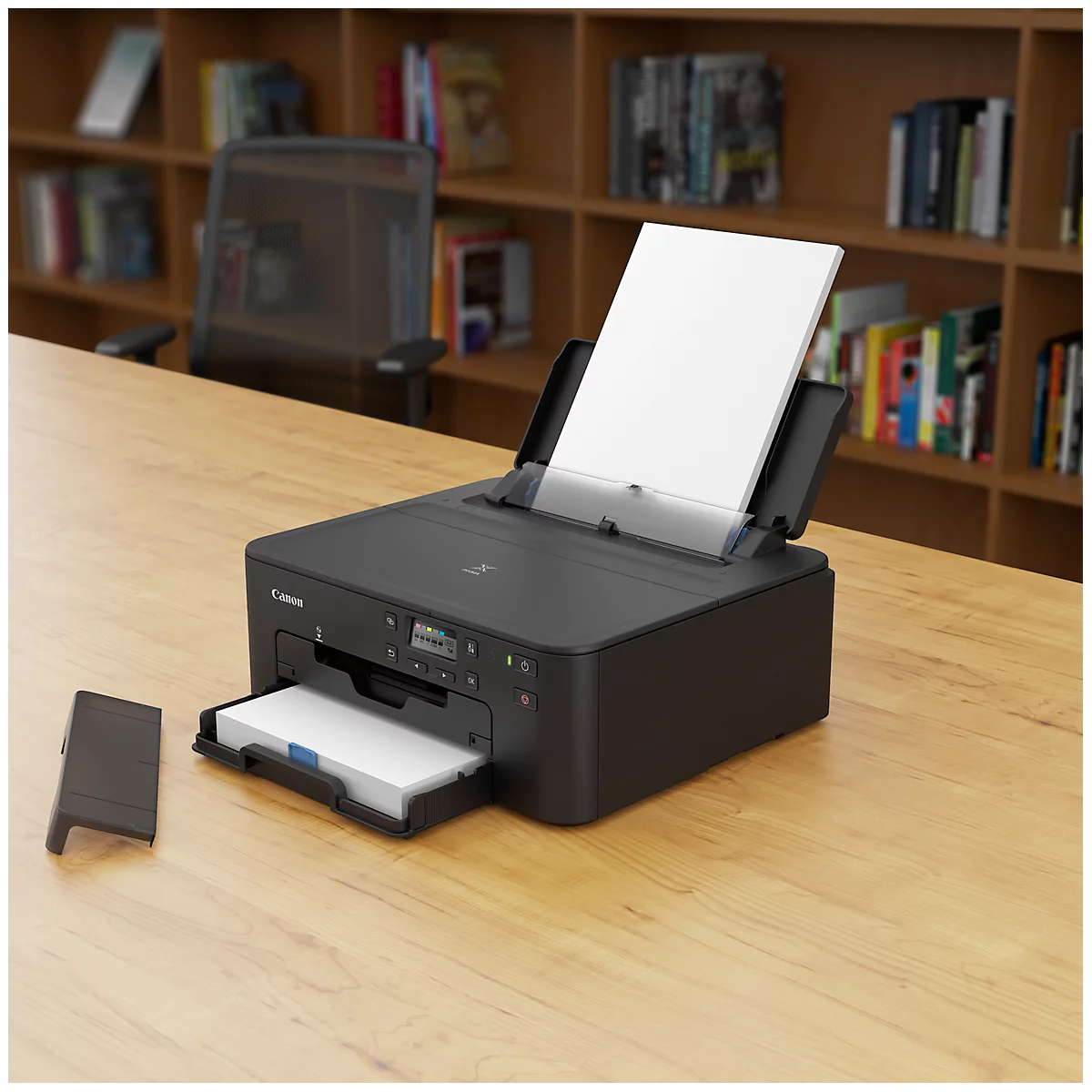 Inkjetprinter Canon PIXMA TS705a, USB/LAN/WLAN, auto duplex/mobiel printen, tot A4, incl. 5 CMYK-cartridges, zwart