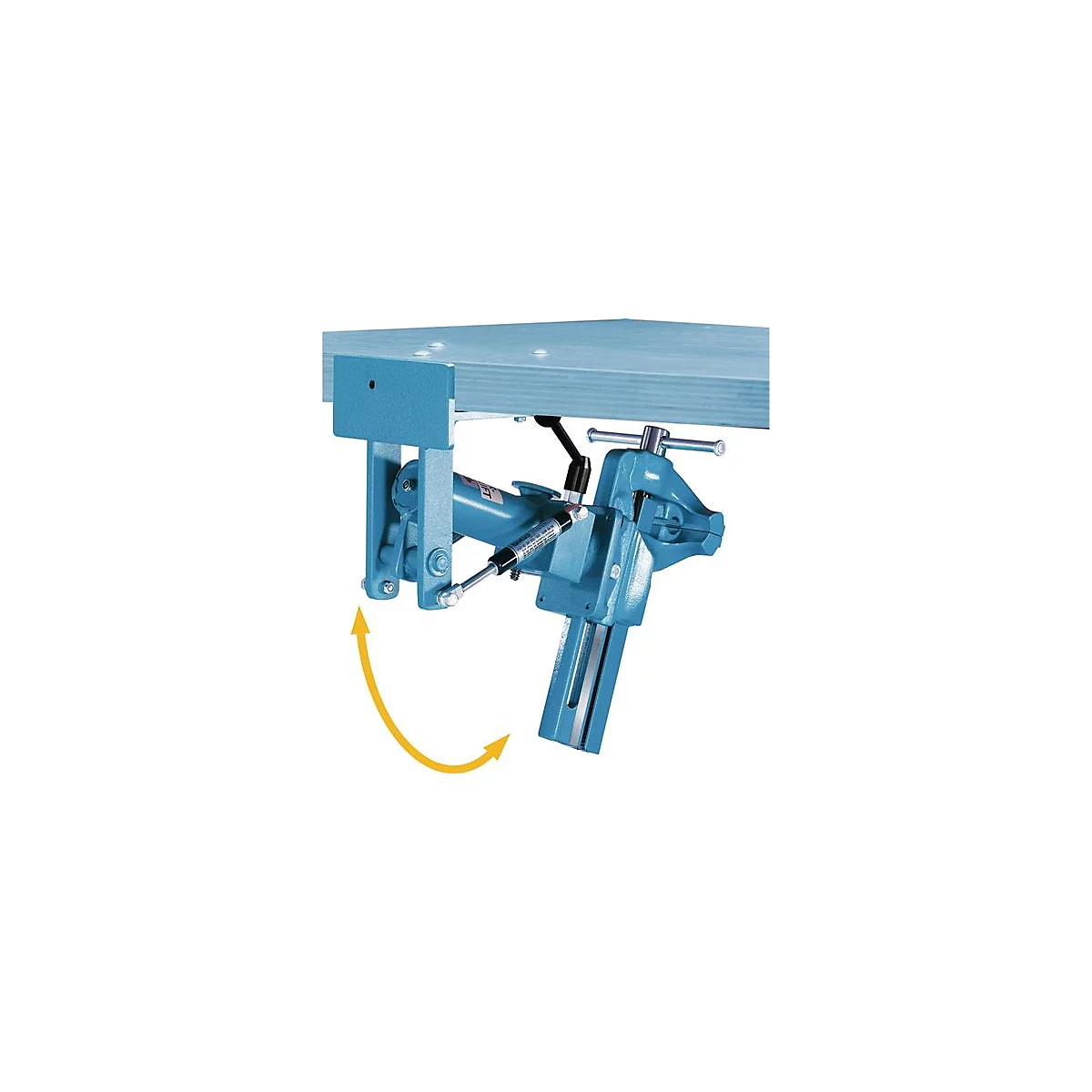 Inklap- en hoogteverstelling voor bekken w.140mm