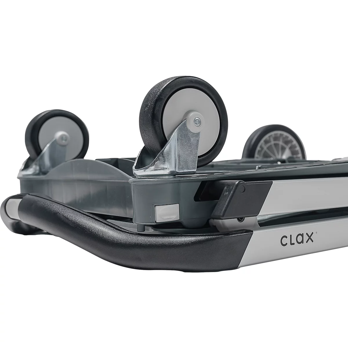 Inklapbare trolley CLAX®- met vouwkrat - 46 L - grijs