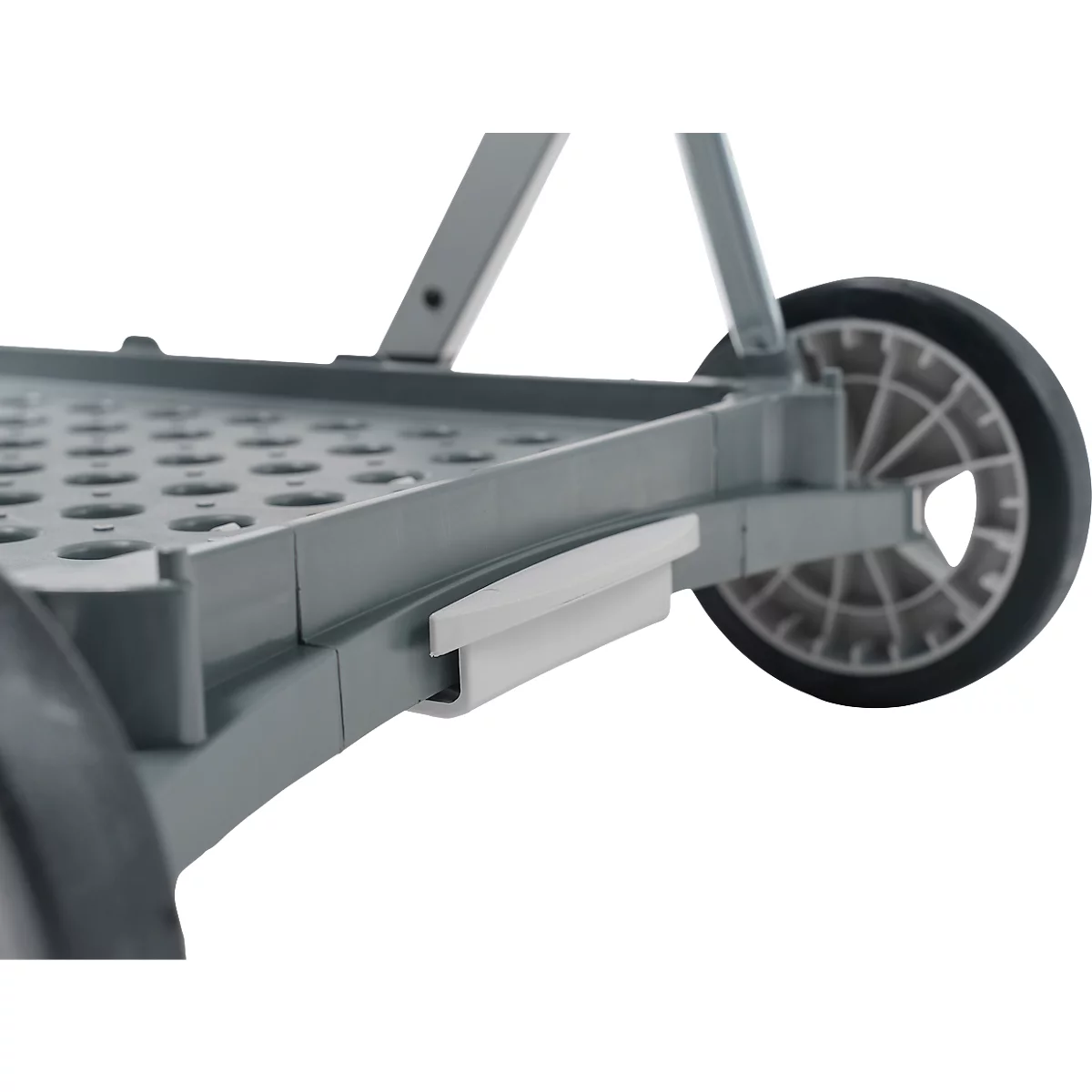 Inklapbare trolley CLAX®- met vouwkrat - 46 L - grijs
