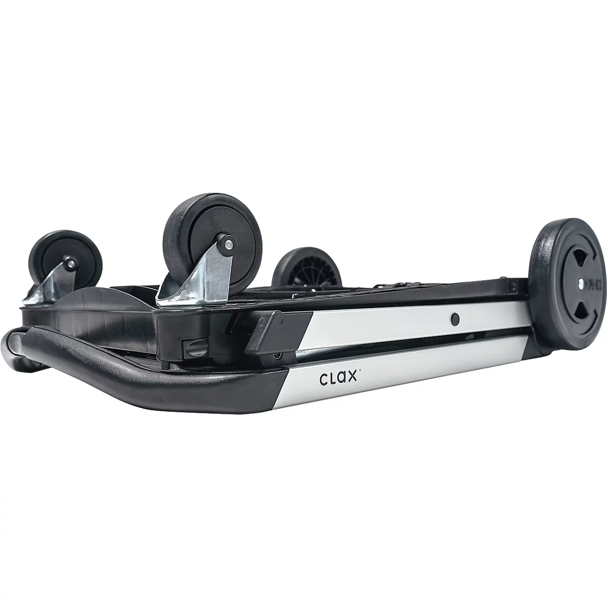Inklapbare trolley CLAX®- met vouwkrat - 46 L - grijs/zwart